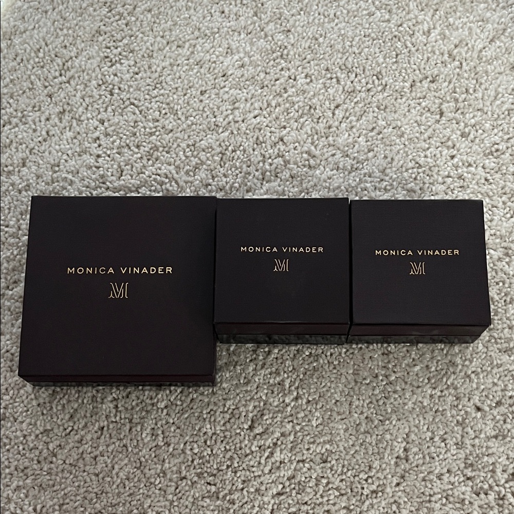 MONICA VINADER Men's Watch Set in Black and Brown